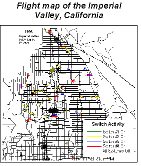 Flight Map of the Imperial Valley, California